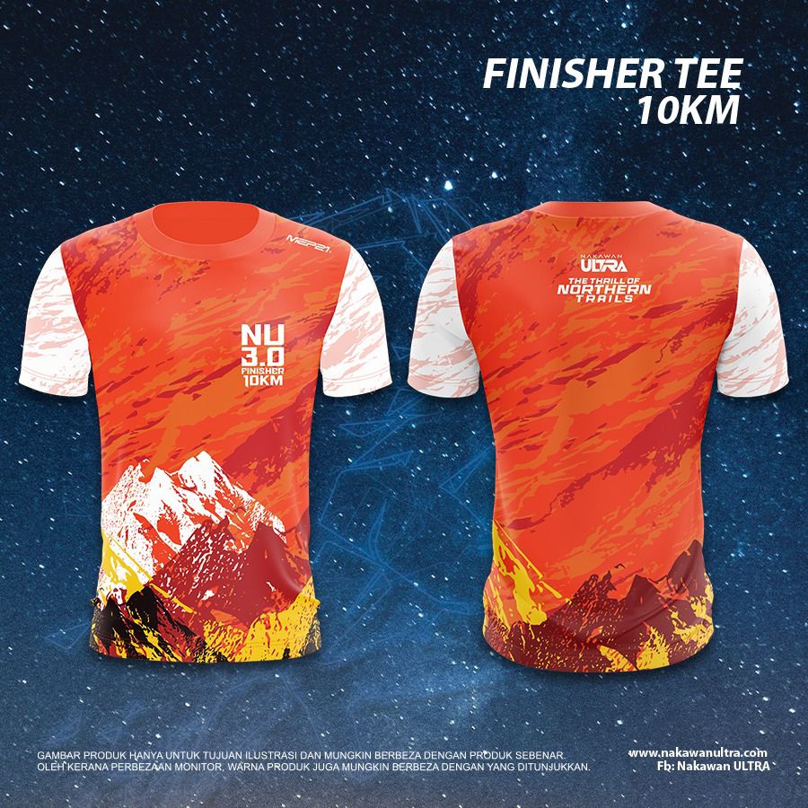 10 km finisher shirt