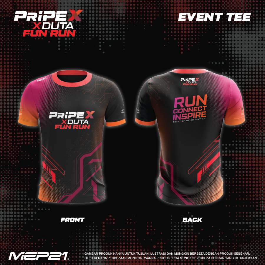 PRIPEX Fun Run 2026 event shirt