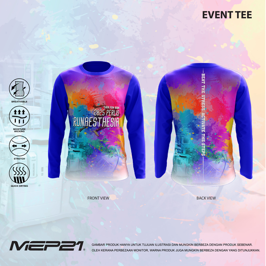 Baju acara lengan panjang Runaesthesia 2025