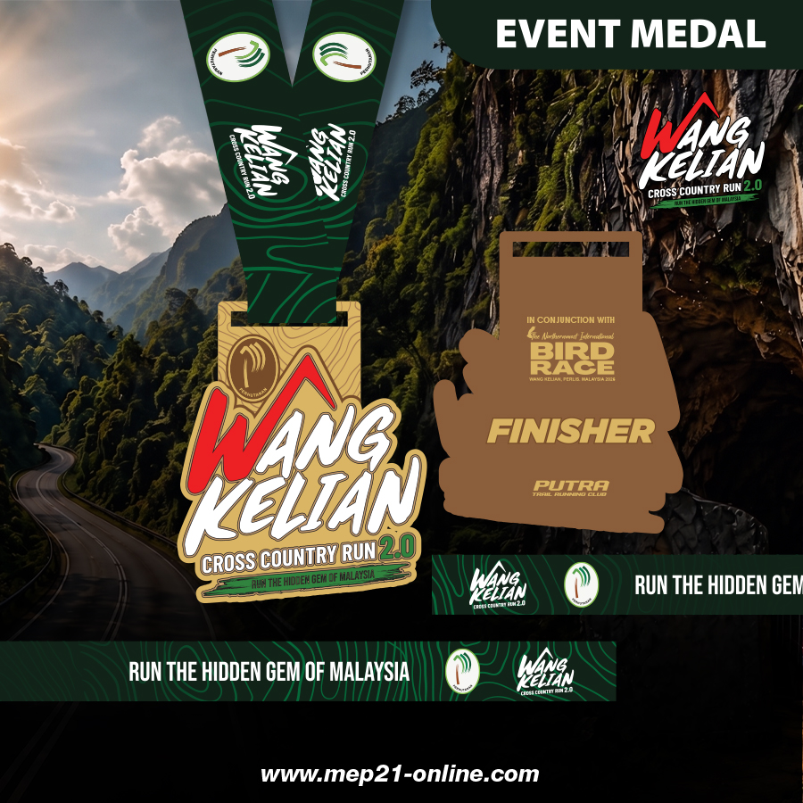 Wang Kelian Cross Country Run 2.0 finisher medal