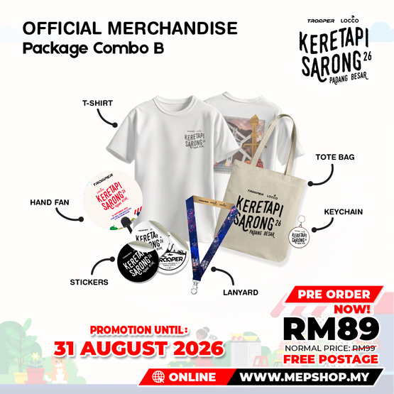 Keretapi Sarong Combo Package B