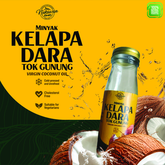 Minyak Kelapa Dara Tok Gunung
