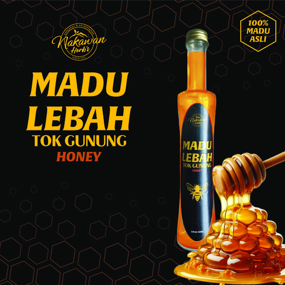Madu Lebah Tok Gunung