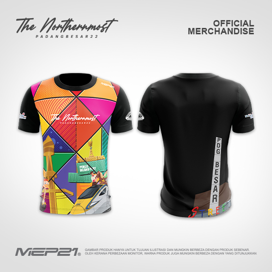 The Northernmost Padang Besar Night Run Shirt (Black)