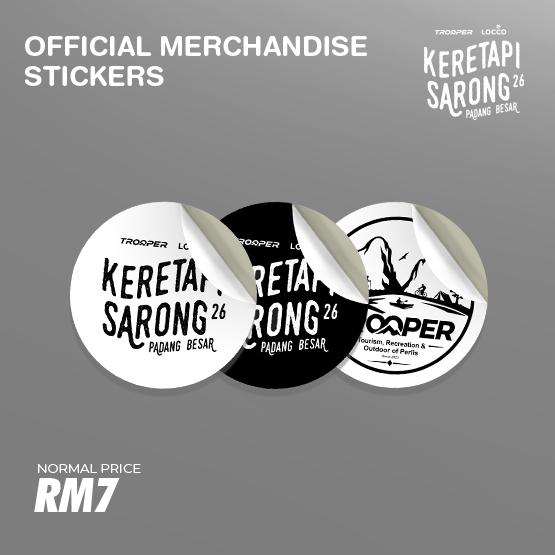 Keretapi Sarong Stickers