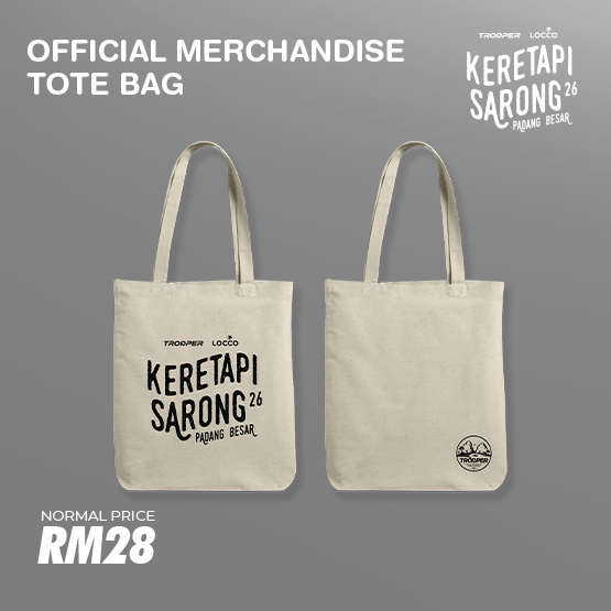 Keretapi Sarong Tote Bag