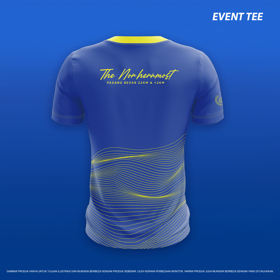 The Northernmost Padang Besar Event Shirt (back)