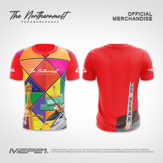 The Northernmost Padang Besar Night Run Shirt (Red)