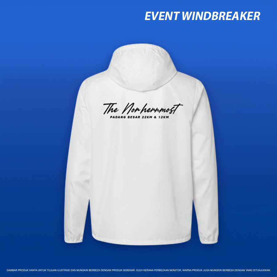 The Northernmost Padang Besar Windbreaker (back)